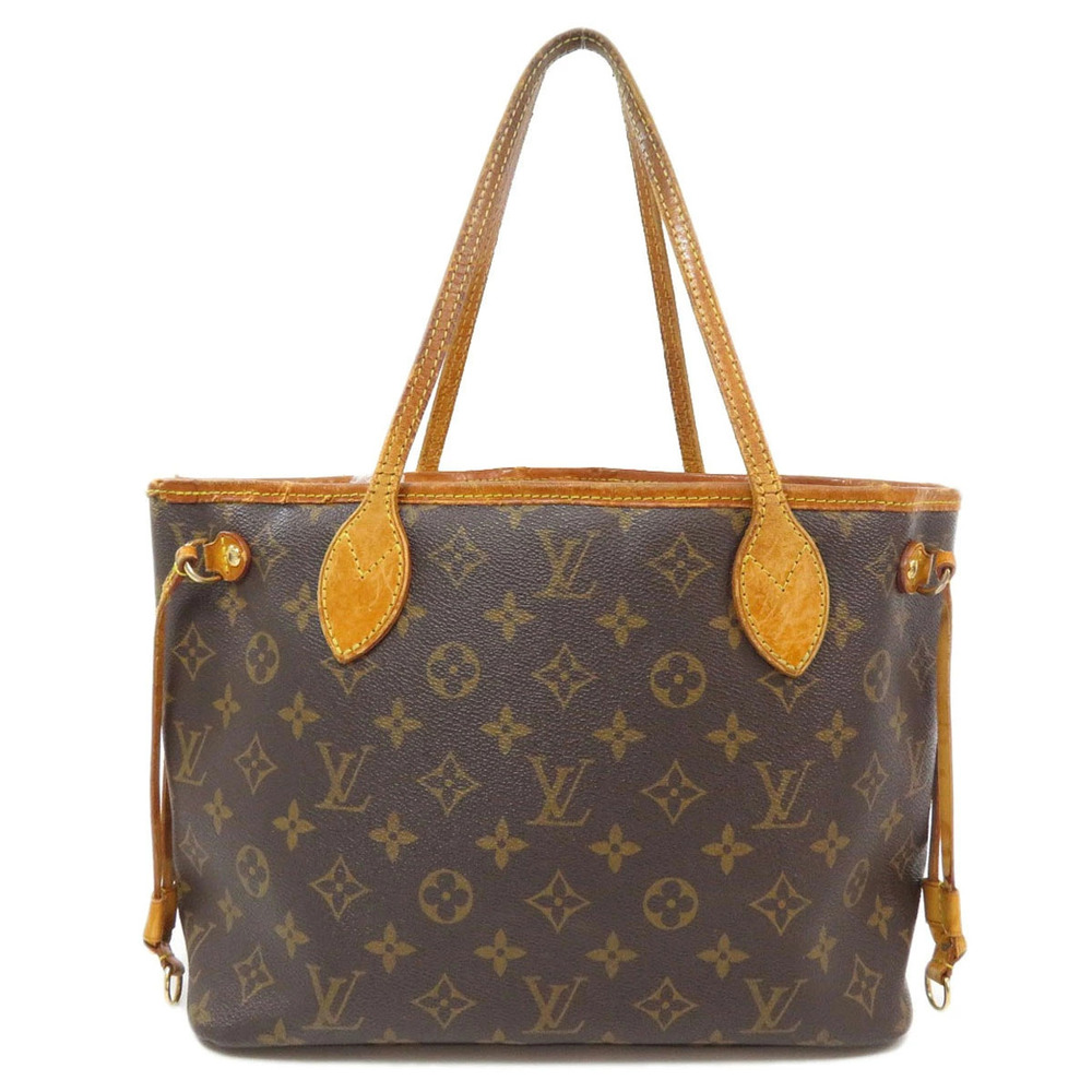 Louis Vuitton Monogram Tote Canvas Bag Neverfull Brown